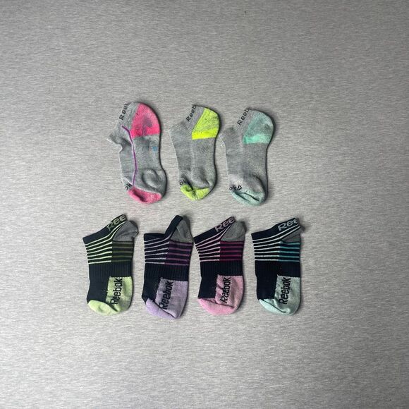 Reebok Women’s Athletic Performance Mismatched 7 Ankle Socks - Picture 6 of 7